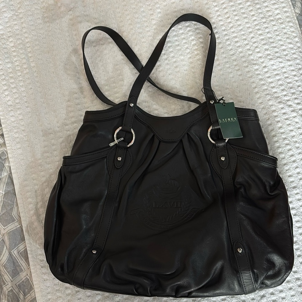Ralph Lauren Chatsworth LTH Large Tote
